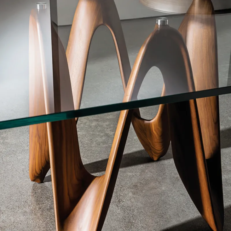 Sovet Italia Lambda Sovet® Table de salle à manger design en verre 320 x 120 cm* Table De Salle à Manger