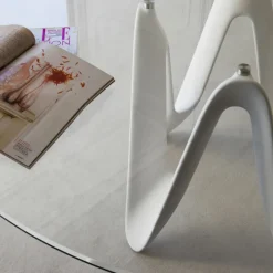Sovet Italia Lambda Sovet® Table ronde design en verre* Table De Salle à Manger