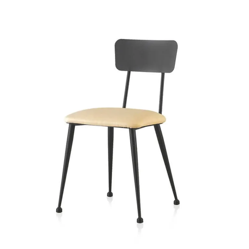 Jayso Lanuza Chaise en métal rembourrée pour salle à manger* Chaise De Cuisine|Chaise De Salle à Manger