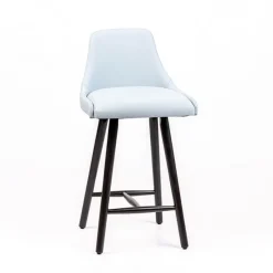 Sessio Lars Tabouret snack rembourré avec pieds bois* Tabouret Snack (assise +/- 65 Cm)|Tabouret De Bar (assise +/- 80 Cm)