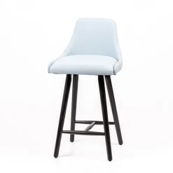 Sessio Lars Tabouret snack rembourré avec pieds bois* Tabouret Snack (assise +/- 65 Cm)|Tabouret De Bar (assise +/- 80 Cm)