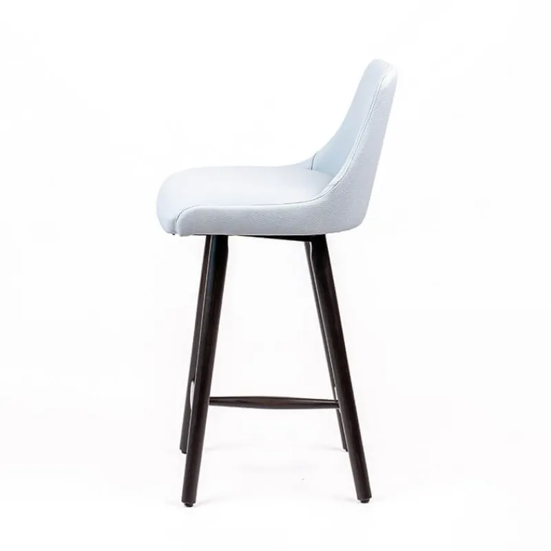 Sessio Lars Tabouret snack rembourré avec pieds bois* Tabouret Snack (assise +/- 65 Cm)|Tabouret De Bar (assise +/- 80 Cm)