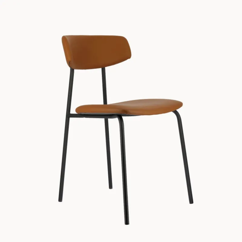 Perfecta Lazio Chaise belge style rétro en simili avec pieds en métal* Chaise De Cuisine|Chaise De Salle à Manger