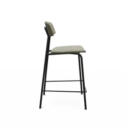 Perfecta Lazio Tabouret snack de style vintage en tissu fabriqué en Belgique* Tabouret Snack (assise +/- 65 Cm)|Tabouret De Bar (assise +/- 80 Cm)