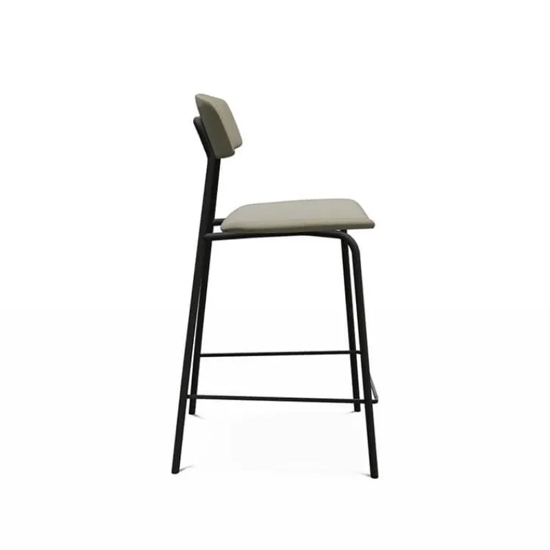 Perfecta Lazio Tabouret snack de style vintage en tissu fabriqué en Belgique* Tabouret Snack (assise +/- 65 Cm)|Tabouret De Bar (assise +/- 80 Cm)