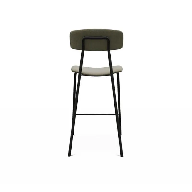 Perfecta Lazio Tabouret snack de style vintage en tissu fabriqué en Belgique* Tabouret Snack (assise +/- 65 Cm)|Tabouret De Bar (assise +/- 80 Cm)