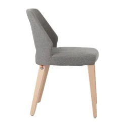 Mobitec Lena ® Chaise ajourée en tissu et pieds bois style moderne* Chaise De Salle à Manger|Chaise Salon
