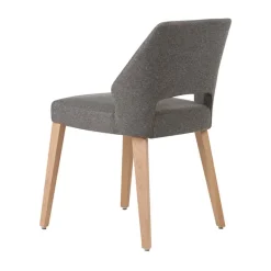 Mobitec Lena ® Chaise ajourée en tissu et pieds bois style moderne* Chaise De Salle à Manger|Chaise Salon