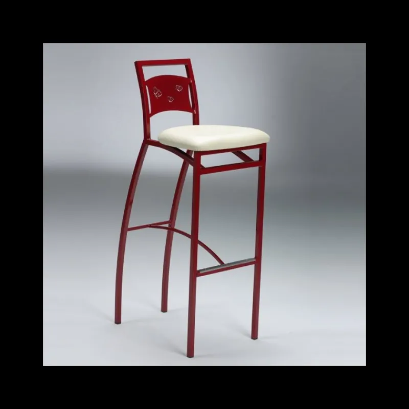 Carrier Liane ® Tabouret de bar en synthétique et métal* Tabouret Snack (assise +/- 65 Cm)|Tabouret De Bar (assise +/- 80 Cm)