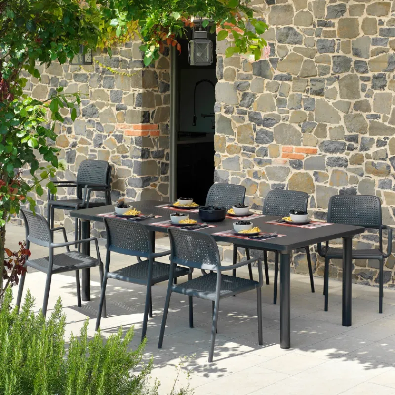 Libeccio Table de jardin extensible en polypropylène et aluminium* Table De Jardin