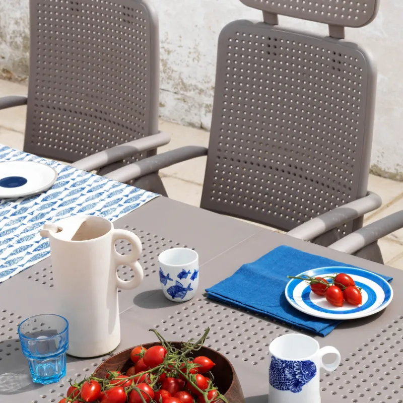 Libeccio Table de jardin extensible en polypropylène et aluminium* Table De Jardin