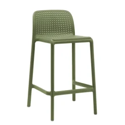 Lido Tabouret en polypropylène empilable* Tabouret Snack (assise +/- 65 Cm)|Tabouret De Bar (assise +/- 80 Cm)