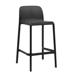 Lido Tabouret en polypropylène empilable* Tabouret Snack (assise +/- 65 Cm)|Tabouret De Bar (assise +/- 80 Cm)