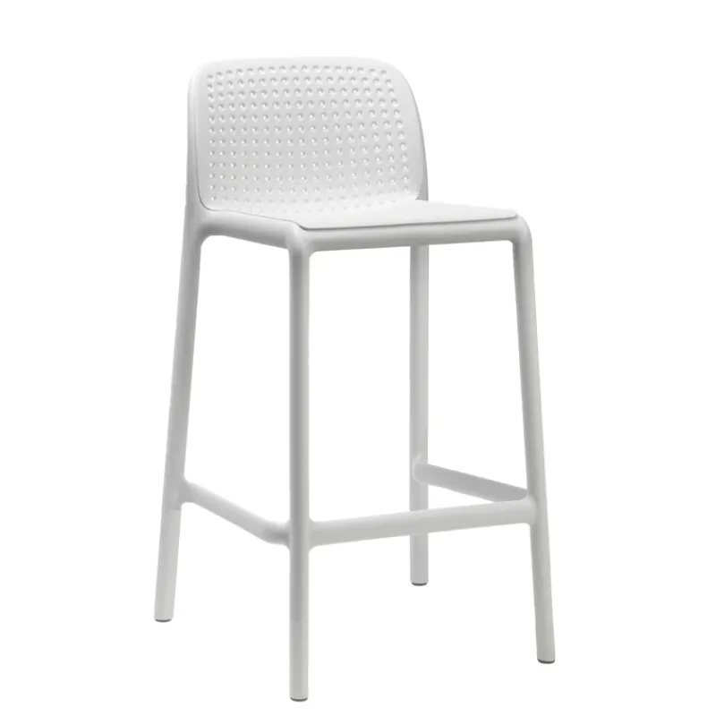 Lido Tabouret en polypropylène empilable* Tabouret Snack (assise +/- 65 Cm)|Tabouret De Bar (assise +/- 80 Cm)