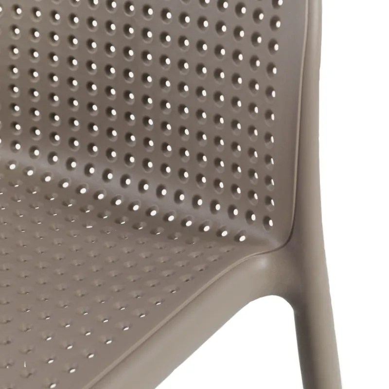 Lido Tabouret en polypropylène empilable* Tabouret Snack (assise +/- 65 Cm)|Tabouret De Bar (assise +/- 80 Cm)