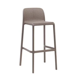 Lido Tabouret en polypropylène empilable* Tabouret Snack (assise +/- 65 Cm)|Tabouret De Bar (assise +/- 80 Cm)