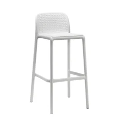 Lido Tabouret en polypropylène empilable* Tabouret Snack (assise +/- 65 Cm)|Tabouret De Bar (assise +/- 80 Cm)