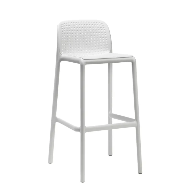 Lido Tabouret en polypropylène empilable* Tabouret Snack (assise +/- 65 Cm)|Tabouret De Bar (assise +/- 80 Cm)