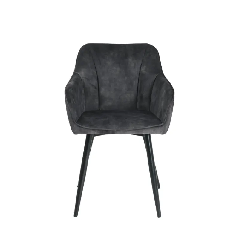 LisonFauteuil cosy en tissu avec pieds en métal* Chaise De Salle à Manger|Fauteuil De Salon