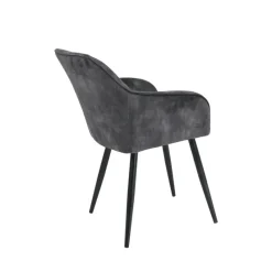 LisonFauteuil cosy en tissu avec pieds en métal* Chaise De Salle à Manger|Fauteuil De Salon