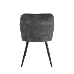 LisonFauteuil cosy en tissu avec pieds en métal* Chaise De Salle à Manger|Fauteuil De Salon