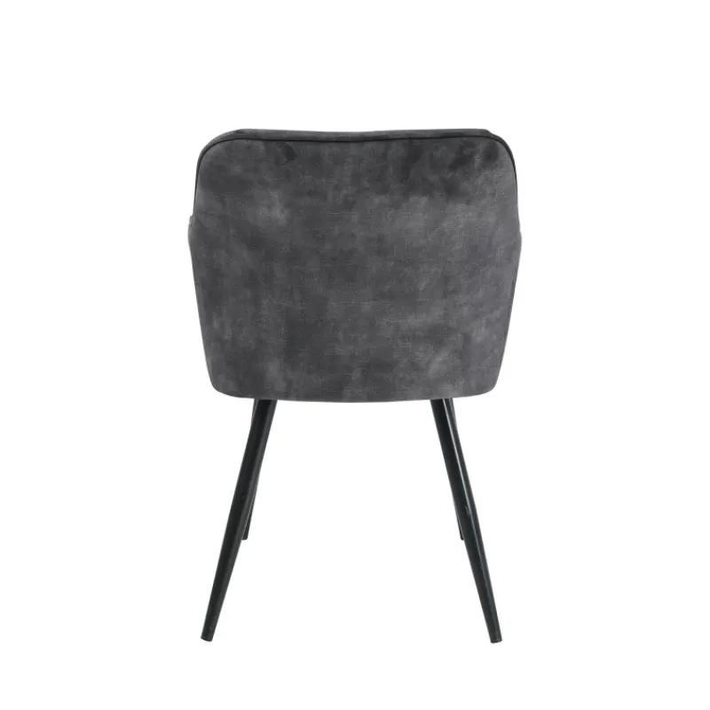 LisonFauteuil cosy en tissu avec pieds en métal* Chaise De Salle à Manger|Fauteuil De Salon
