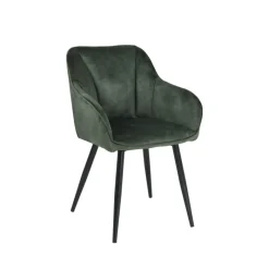 LisonFauteuil cosy en tissu avec pieds en métal* Chaise De Salle à Manger|Fauteuil De Salon