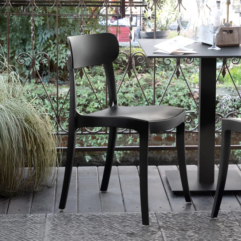 Locanda Connubia© Chaise de jardin empilable en polypropylène* Chaise De Jardin