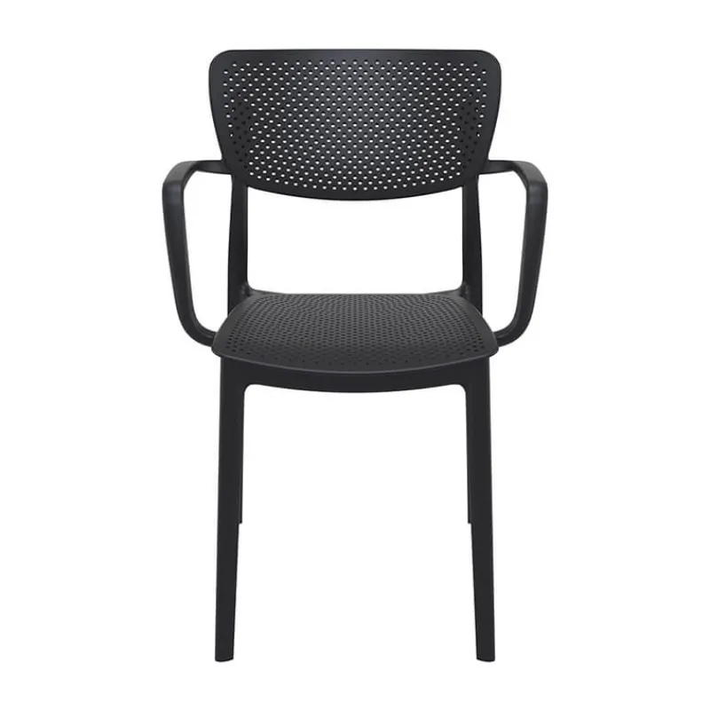 Loft Chaise de jardin micro perforée avec accoudoirs* Chaise De Jardin|Fauteuil De Jardin