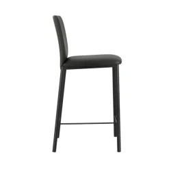 Perfecta Loft Tabouret snack contemporain en simili et métal* Tabouret Snack (assise +/- 65 Cm)|Tabouret De Bar (assise +/- 80 Cm)