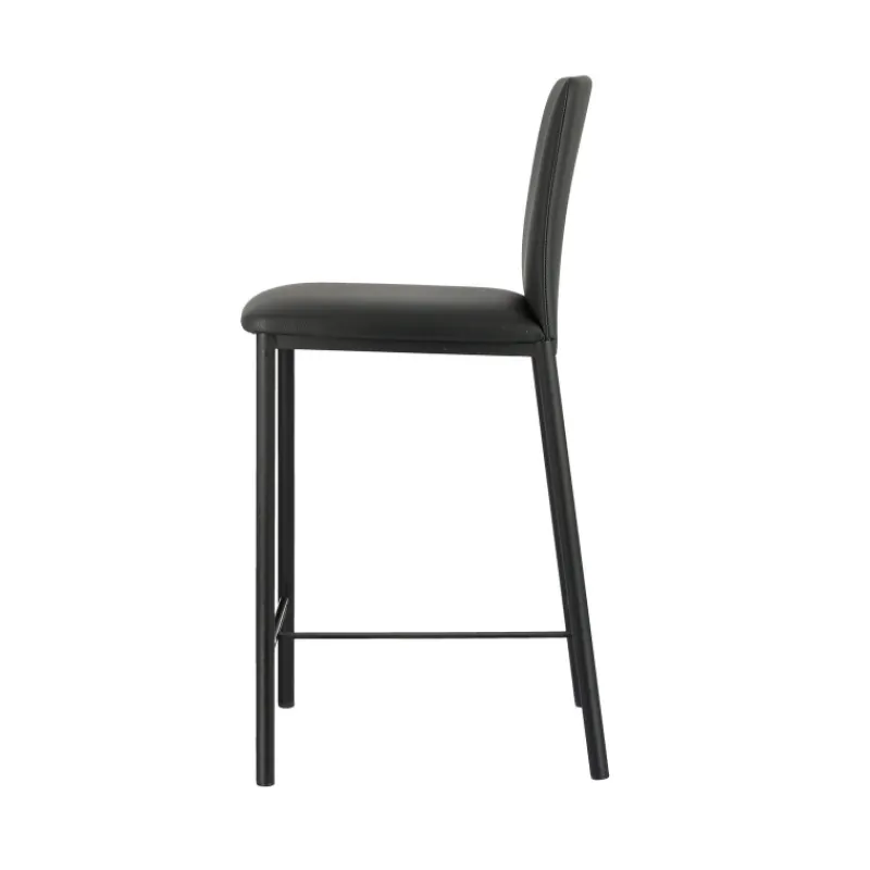 Perfecta Loft Tabouret snack contemporain en simili et métal* Tabouret Snack (assise +/- 65 Cm)|Tabouret De Bar (assise +/- 80 Cm)