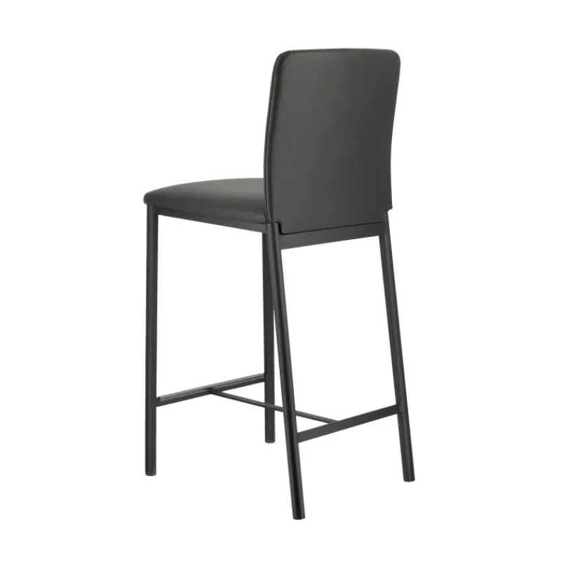 Perfecta Loft Tabouret snack contemporain en simili et métal* Tabouret Snack (assise +/- 65 Cm)|Tabouret De Bar (assise +/- 80 Cm)