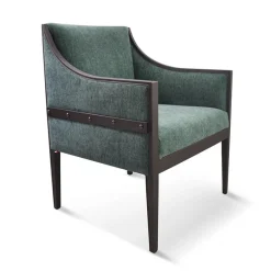 Paget Loic Fauteuil de style en tissu fabriqué en France* Fauteuil De Salon