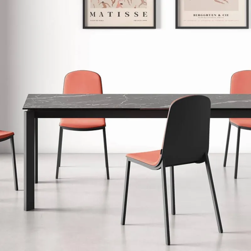 Cancio Lotus Table contemporaine extensible en céramique* Table De Salle à Manger