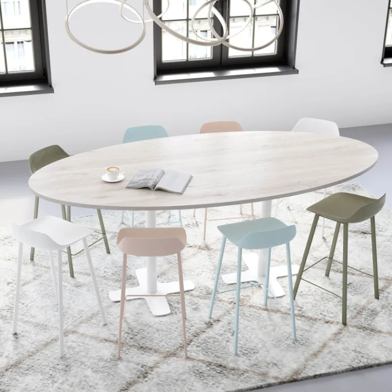 Perfecta Louis Tabouret snack moderne en polypropylène* Tabouret Snack (assise +/- 65 Cm)|Tabouret De Bar (assise +/- 80 Cm)