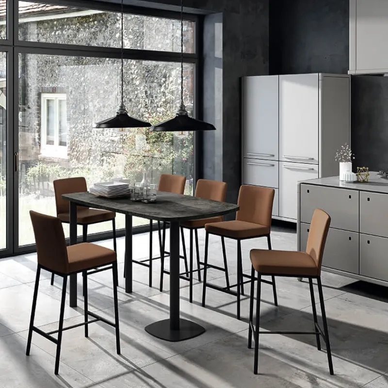 Perfecta Lucca Table snack de cuisine demi* Table Pour Petit Espace|Table De Cuisine