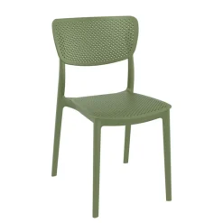 Lucy Chaise de jardin en polypropylène micro perforé* Chaise De Jardin