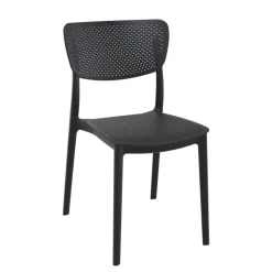 Lucy Chaise de jardin en polypropylène micro perforé* Chaise De Jardin