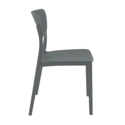 Lucy Chaise de jardin en polypropylène micro perforé* Chaise De Jardin