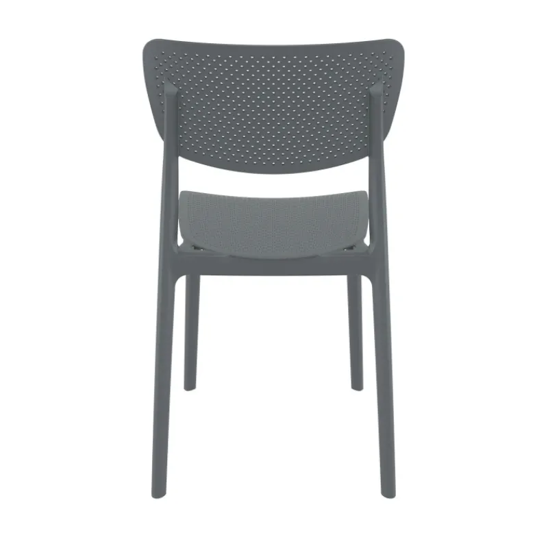 Lucy Chaise de jardin en polypropylène micro perforé* Chaise De Jardin