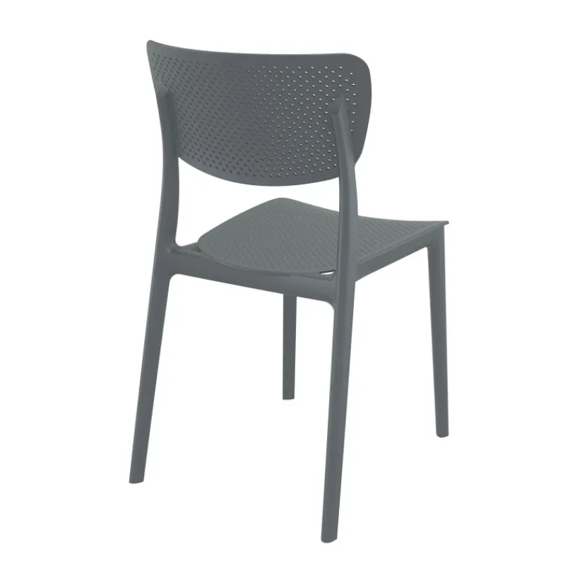 Lucy Chaise de jardin en polypropylène micro perforé* Chaise De Jardin