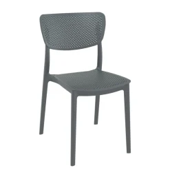 Lucy Chaise moderne en polypropylène micro perforé* Chaise De Cuisine|Chaise De Salle à Manger