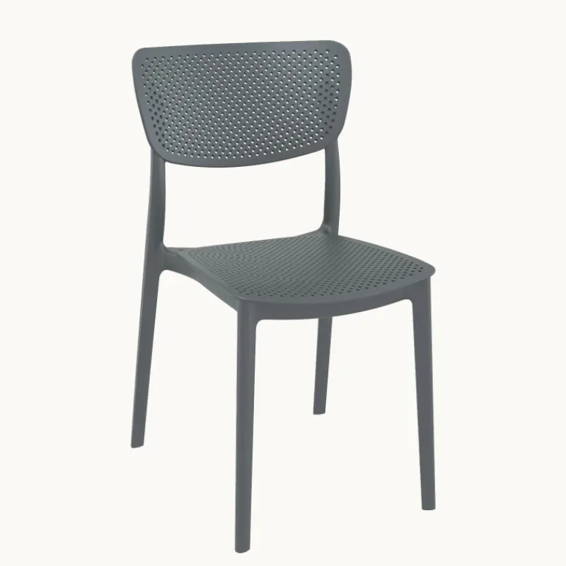 Lucy Chaise moderne en polypropylène micro perforé* Chaise De Cuisine|Chaise De Salle à Manger
