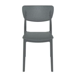 Lucy Chaise moderne en polypropylène micro perforé* Chaise De Cuisine|Chaise De Salle à Manger
