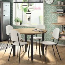 Perfecta Lustra Table de cuisine ronde en stratifié* Table De Cuisine