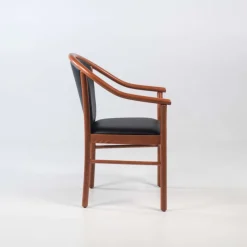 Manuela Fauteuil bridge en bois avec assise et dossier rembourrés* Chaise De Salle à Manger|Fauteuil De Salon