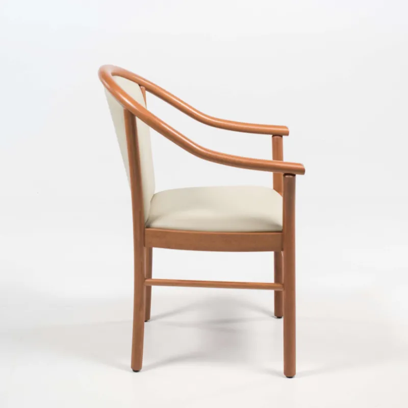 Manuela Fauteuil bridge en bois avec assise et dossier rembourrés* Chaise De Salle à Manger|Fauteuil De Salon