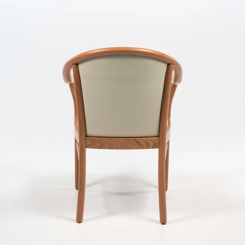 Manuela Fauteuil bridge en bois avec assise et dossier rembourrés* Chaise De Salle à Manger|Fauteuil De Salon