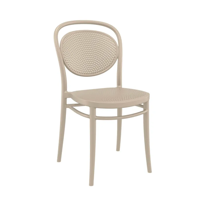Marcel Chaise de jardin moderne empilable en polypropylène* Chaise De Jardin