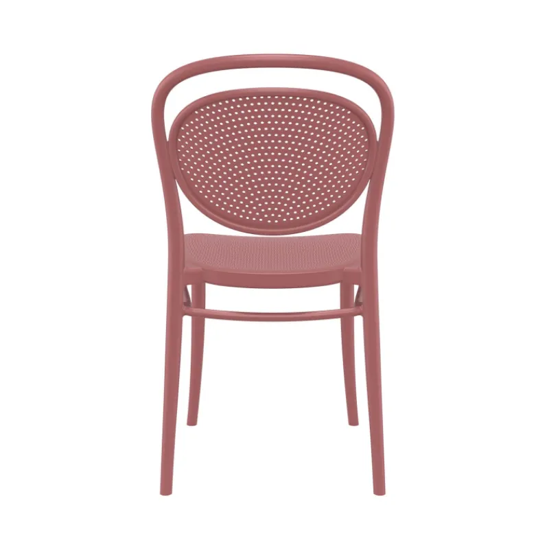Marcel Chaise de jardin moderne empilable en polypropylène* Chaise De Jardin